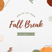 Fall break graphic