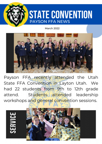 Payson FFA chapter at State