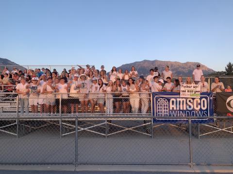 Student section at Thursday's game