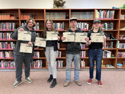 February students of the month (not all pictured)