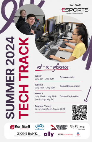tech summer camps flyer
