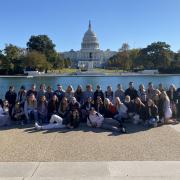 PHS students pose in DC