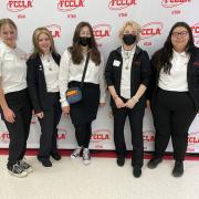 FCCLA members at region competition