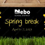 Spring Break April 3-7, 2023