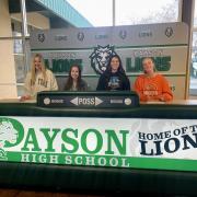 PHS female athletes on college signing day